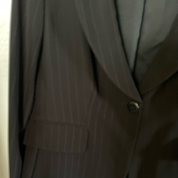 Armani Collezioni black one button blazer-16 - Picture 8 of 16